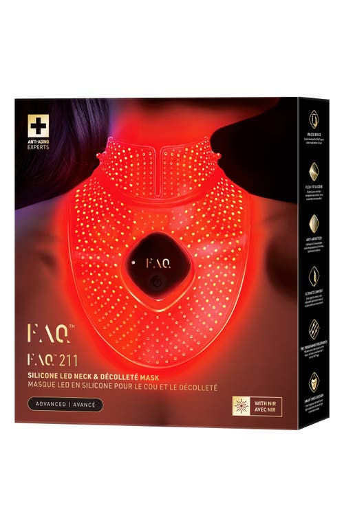 Foreo Faq™ 211 Silicone Led + Near-infrared Neck & Décolleté Mask