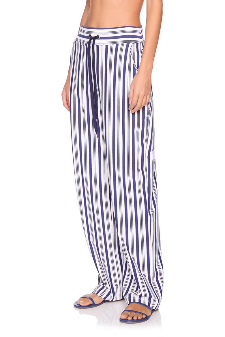 Stripe Wide Leg Pants, Alternate, color, NIGHT LIFE