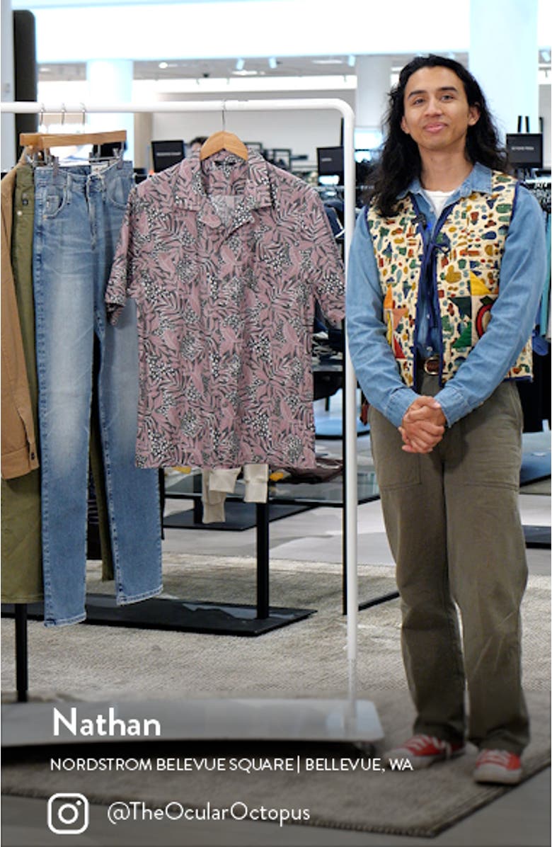 Botanical Print Camp Shirt, sales video thumbnail