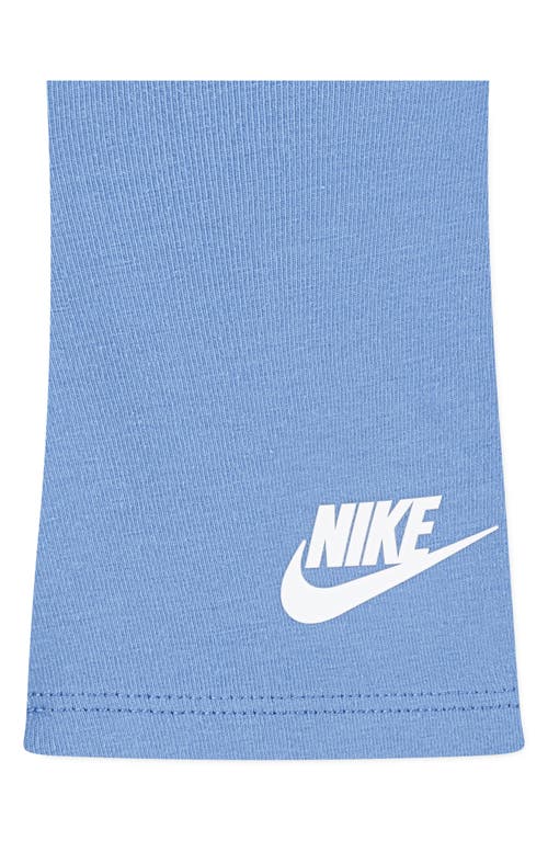 Nike Flow Bodysuit & Wide Leg Leggings Set In Blue