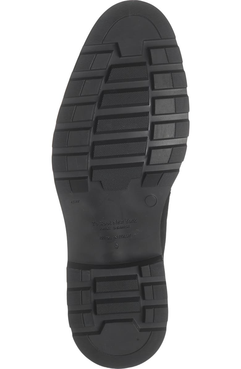 TO BOOT NEW YORK Orman Lug Sole Penny Loafer, Alternate, color, Waxed Suede Black