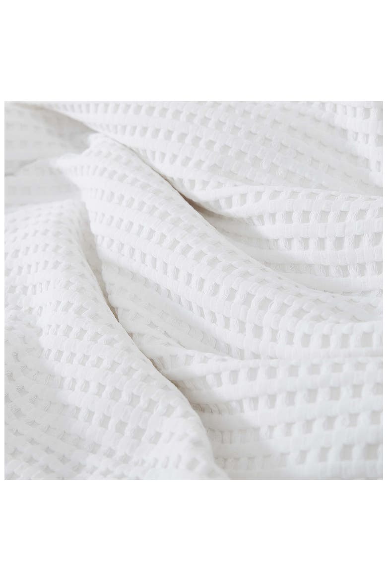 Waffle Comforter & Sham Set, Alternate, color, WHITE