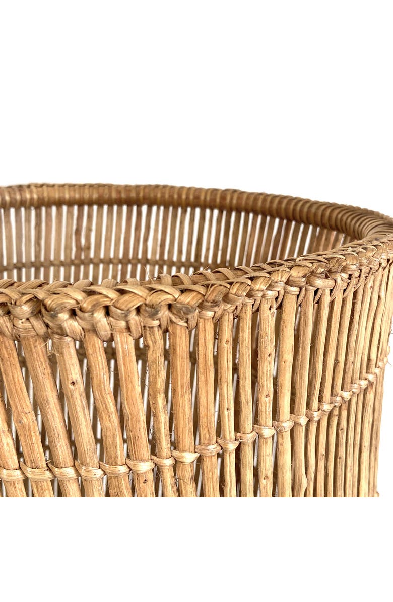 Mbare Lozi Fishtrap Basket, Alternate, color, Natural