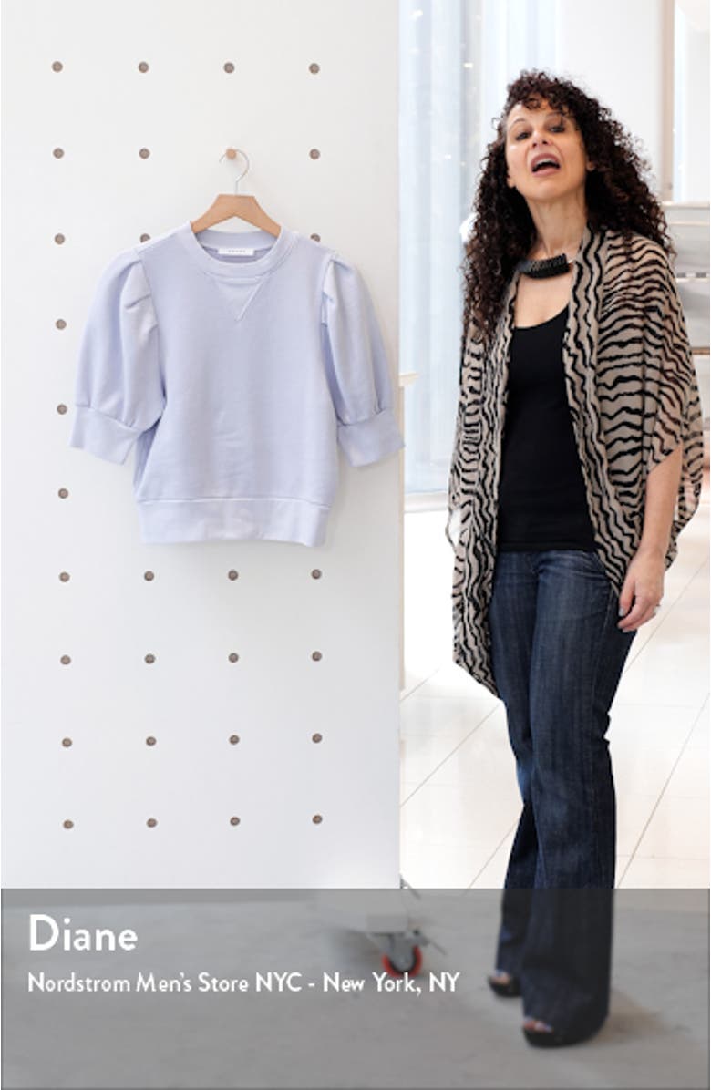 Puff Sleeve Sweatshirt, sales video thumbnail