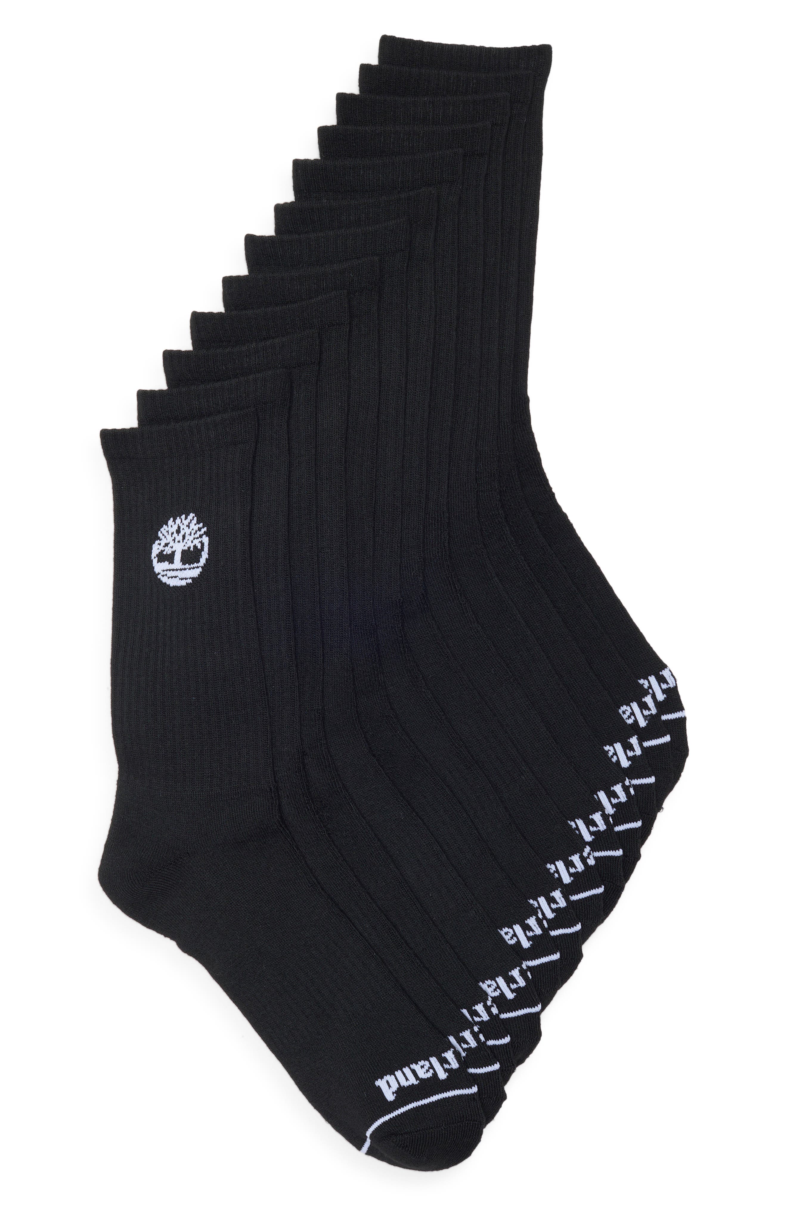 Timberland 6-Pack Crew Length Socks