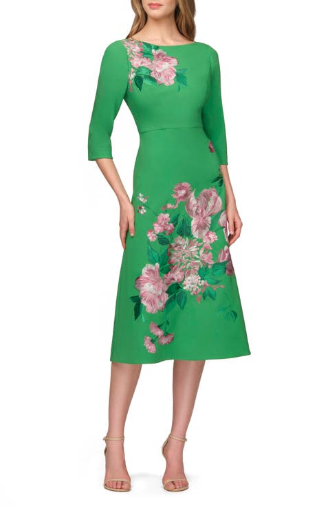 Greta Floral Embroidered Gown