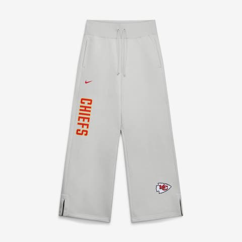 Women's Nike  Gray Kansas City Chiefs Primetime Phoenix Fleece Wide-Leg Sweatpants