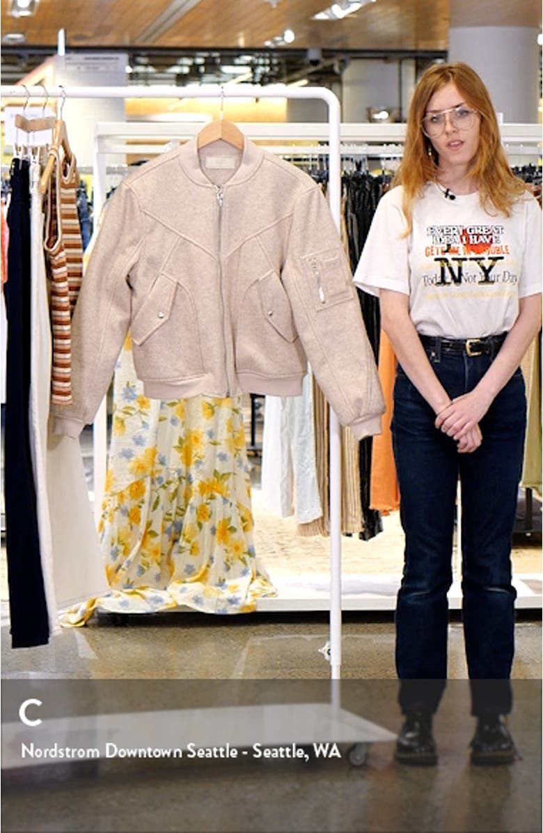 Textured Bomber Jacket, sales video thumbnail