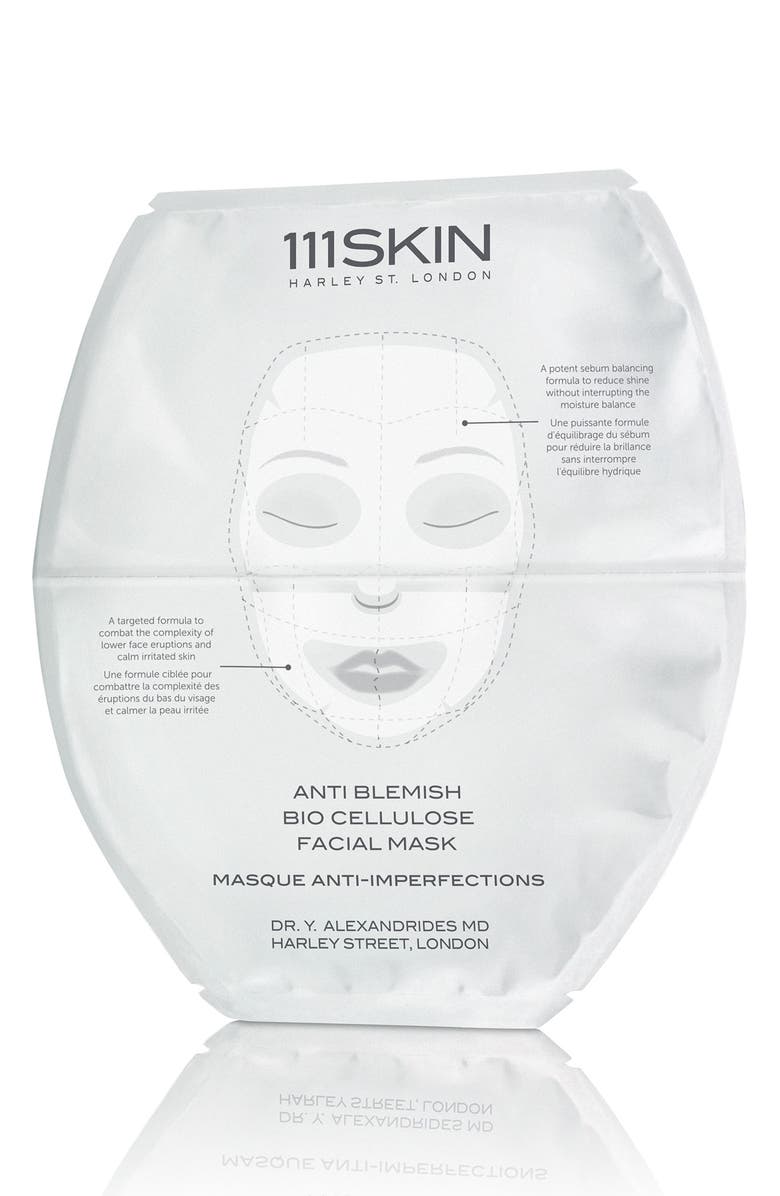 111SKIN 5-Count Anti-Blemish Bio-Cellulose Facial Mask, Alternate, color,