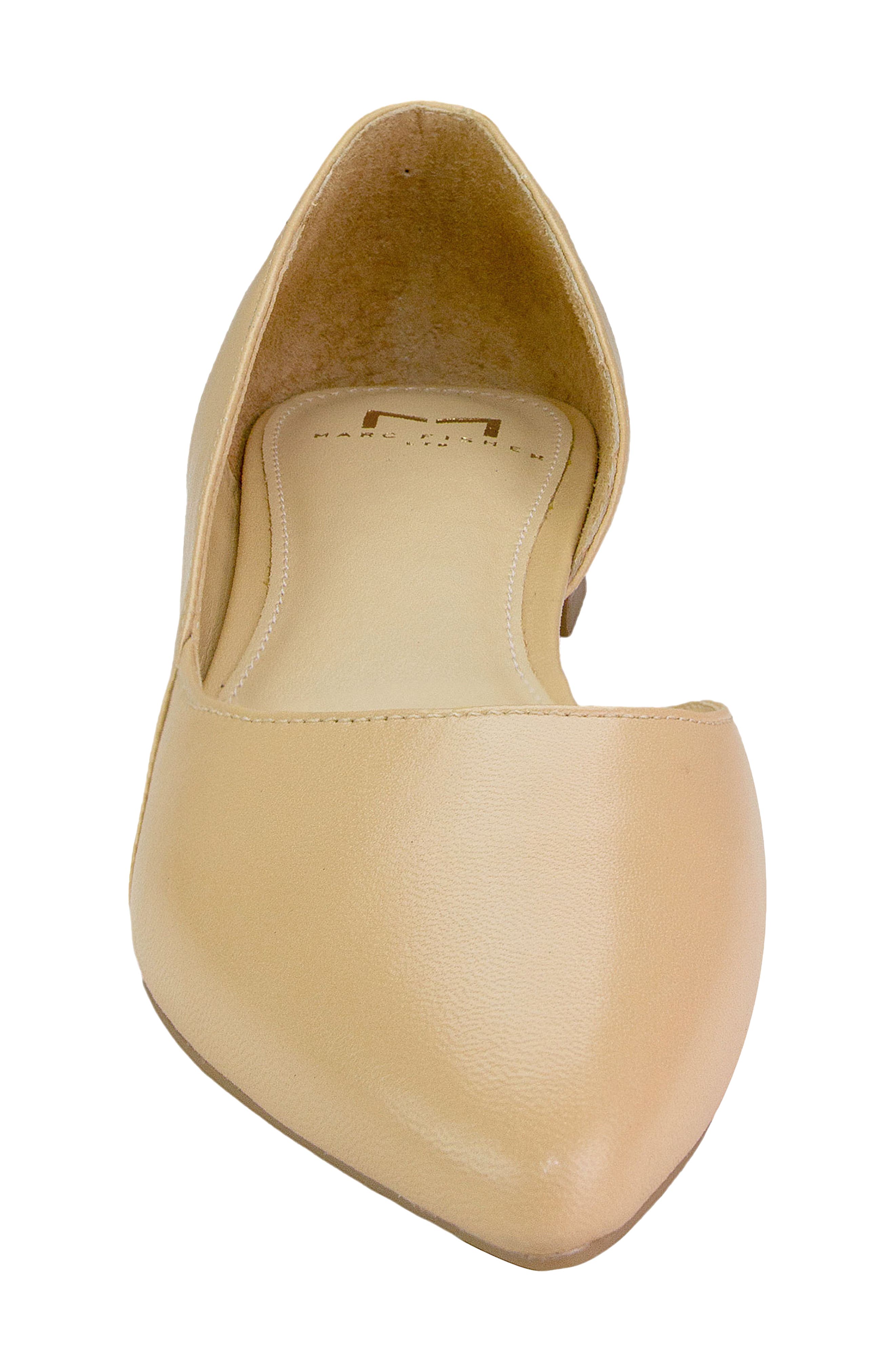 'Sunny' Half d'Orsay Flat, Alternate, color, LIGHT NATURAL