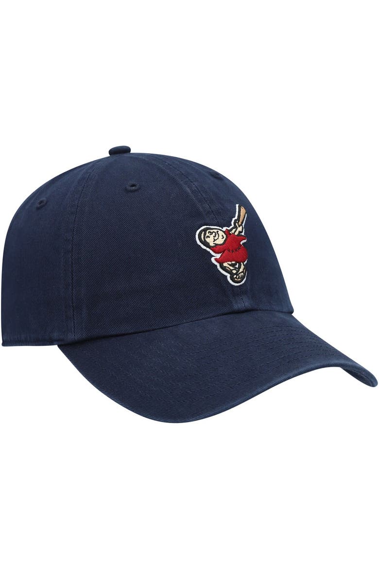 Men's '47 Navy San Diego Padres Logo Cooperstown Collection Clean Up Adjustable Hat, Alternate, color, Navy