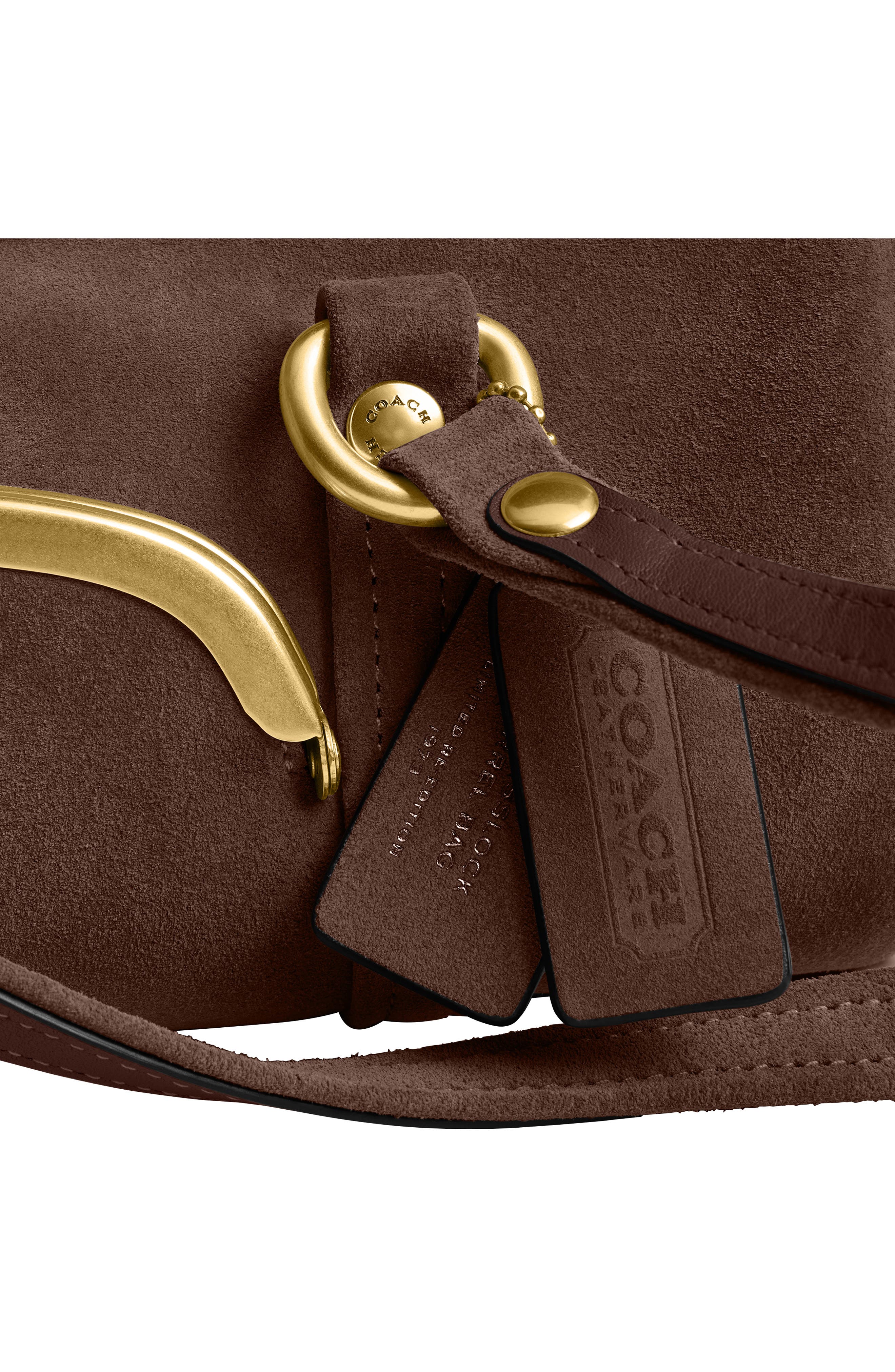 COACH Kisslock 28 Leather Barrel Bag, Alternate, color, 