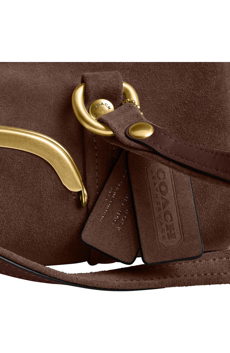 COACH Kisslock 28 Leather Barrel Bag, Alternate, color,