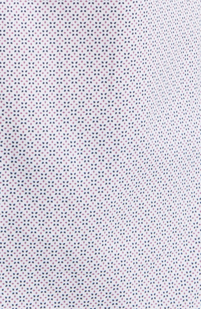 Stone Rose Geometric Print Button-Up Shirt, Alternate, color, 