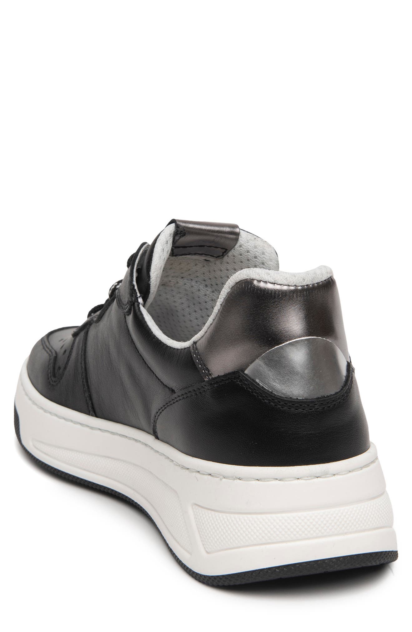 NeroGiardini Clean Retro Leather Sneaker, Alternate, color, 