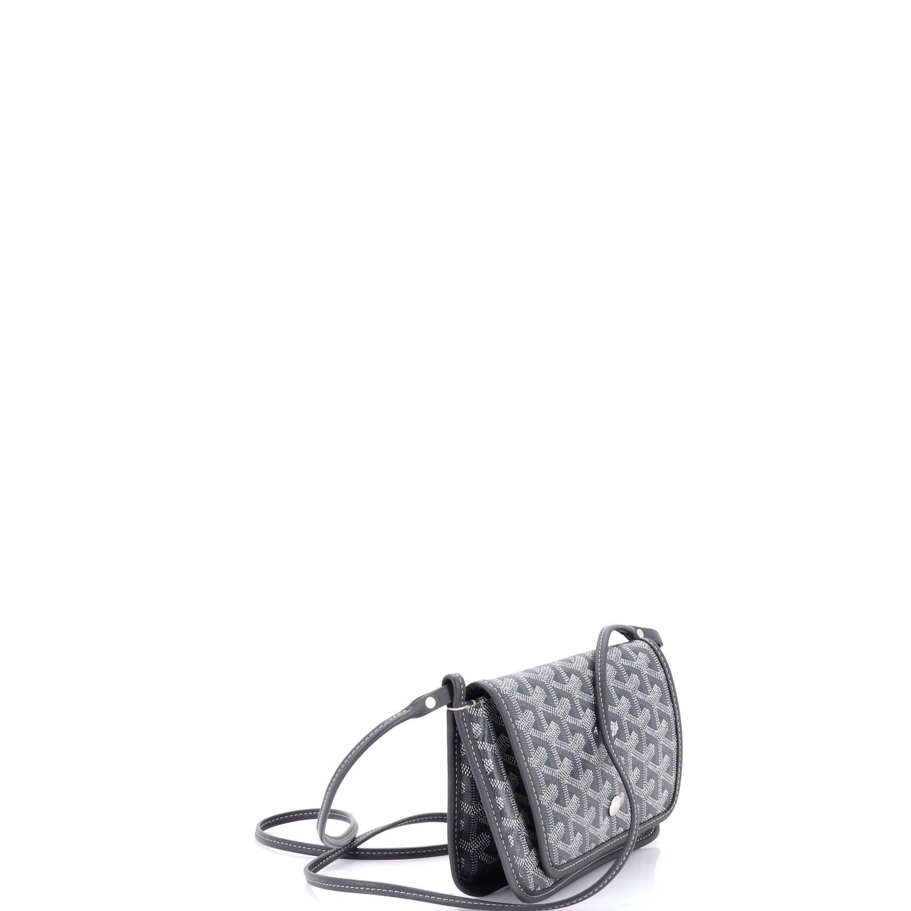 Plumet Clutch Wallet Coated Canvas, Alternate, color, Grey