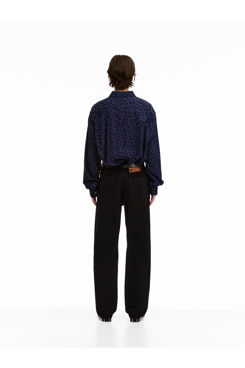 Leopard Shirt, Alternate, color, Navy