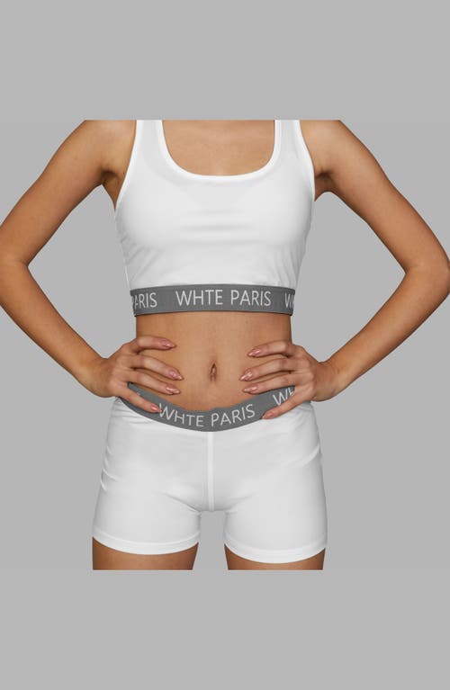 Blvck Whte Signature Short In White