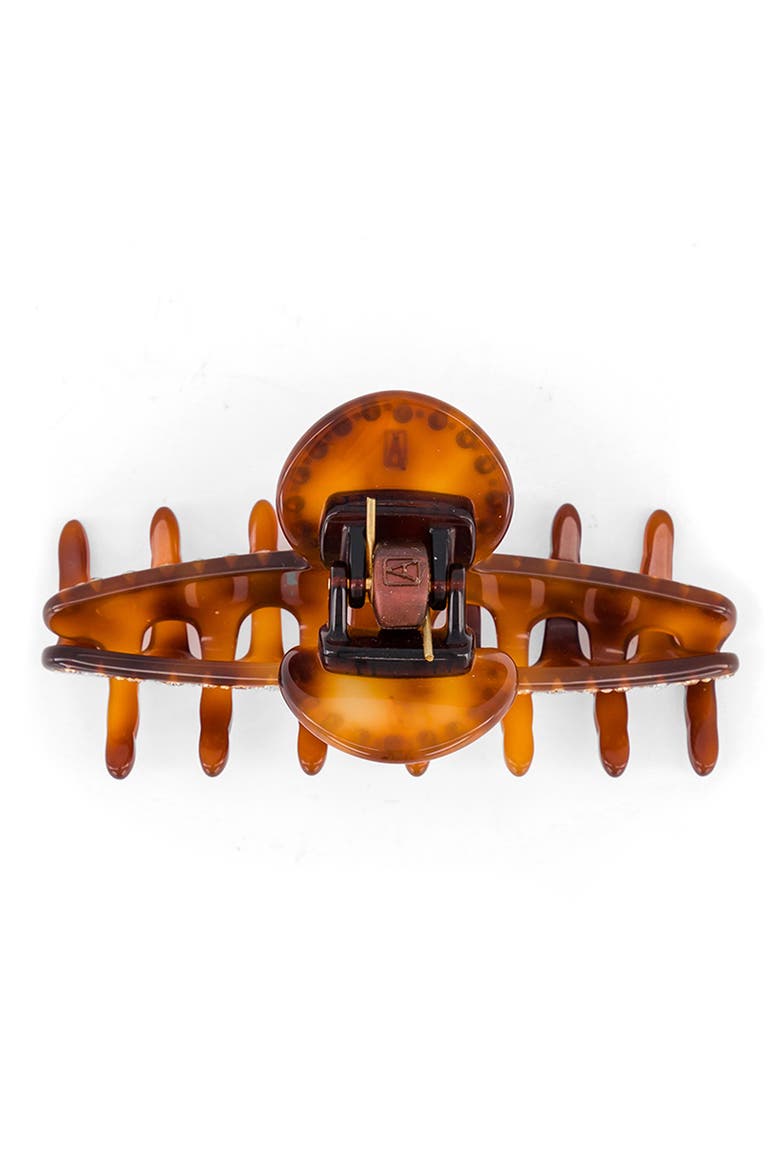 Medium Hair Clip, Alternate, color, BROWN