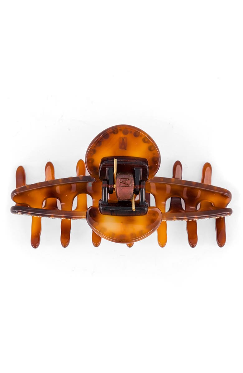 Alexandre de Paris Medium Hair Clip, Alternate, color, Brown