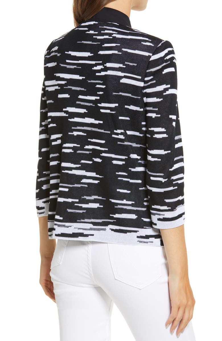 Ming Wang Dash Asymmetrical Sweater Jacket, Alternate, color, 