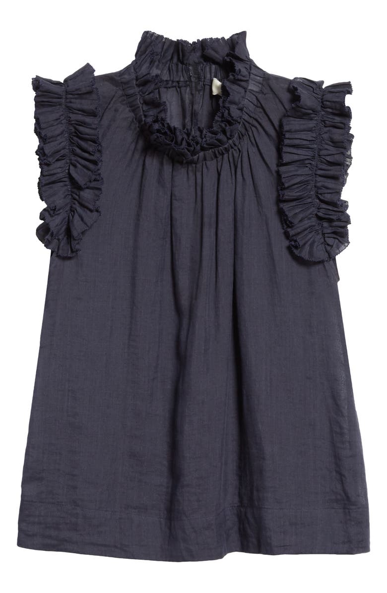 Sea Lucy Ruffle Cotton Top, Alternate, color,