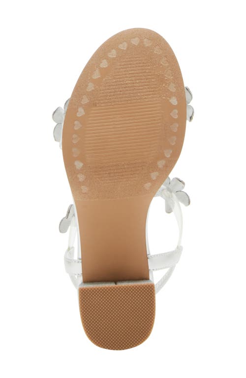 Steve Madden Kids' Jsavvy Slingback Sandal In Silver