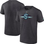 FANATICS Men's Fanatics Heather Charcoal Seattle Kraken Authentic Pro Secondary T-Shirt