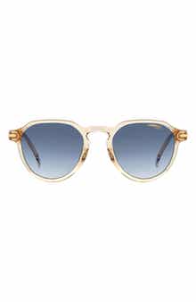 Carrera Eyewear 50mm Round Sunglasses