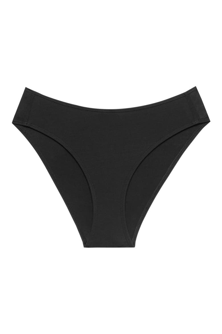 The Cotton Briefs, Alternate, color, BLACK