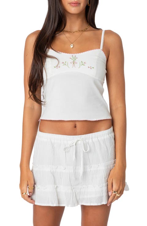 Prairie Floral Embroidered Camisole