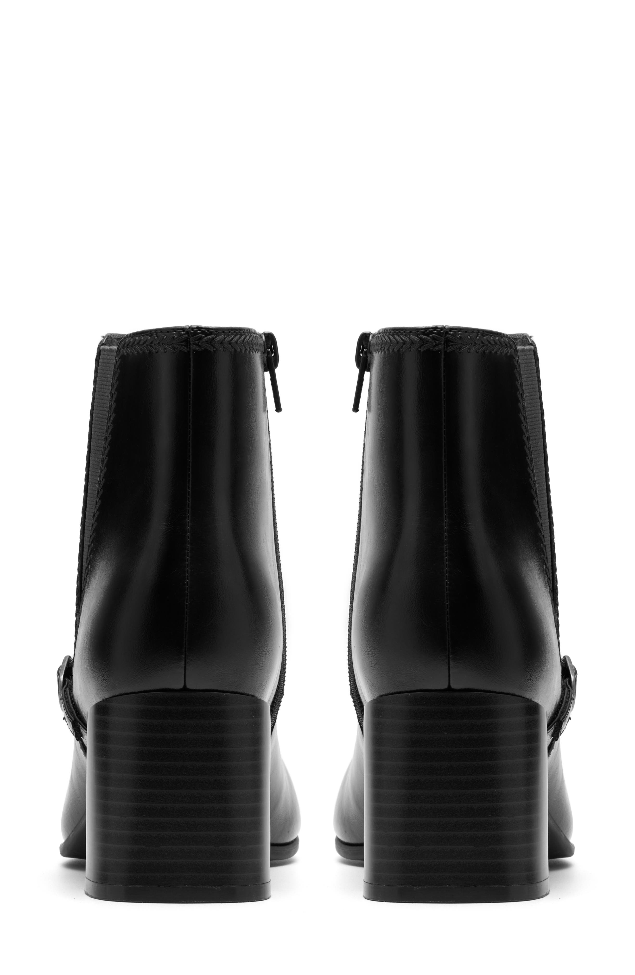 Clarks<sup>®</sup> Keirsta Day Block Heel Boot, Alternate, color, Black Leather