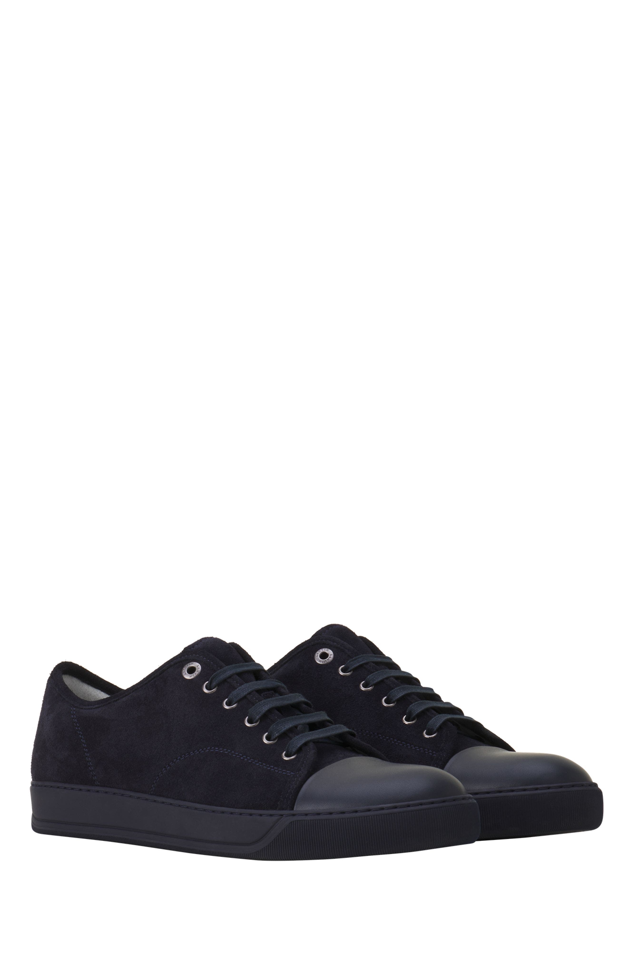 DBB1 Leather And Suede Sneakers, Alternate, color, Black Navy