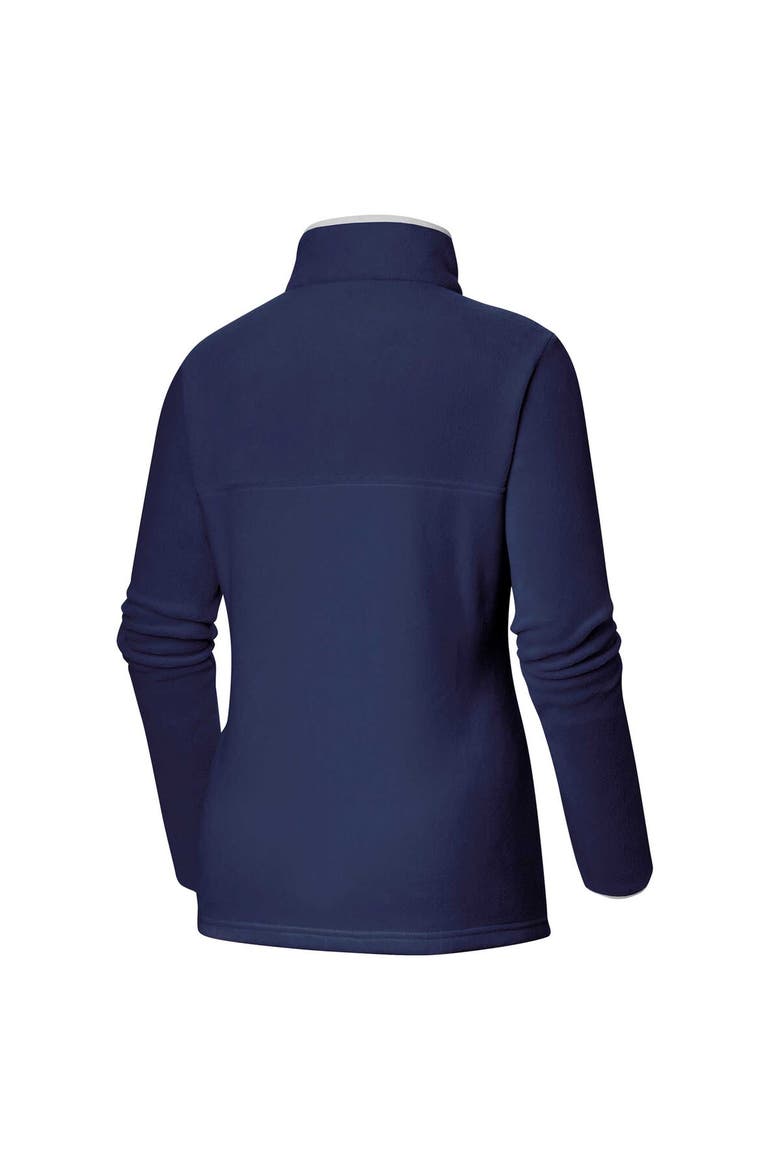 Women's Columbia  Navy New York Yankees Benton Springs Half-Snap Sweatshirt, Alternate, color, Navy