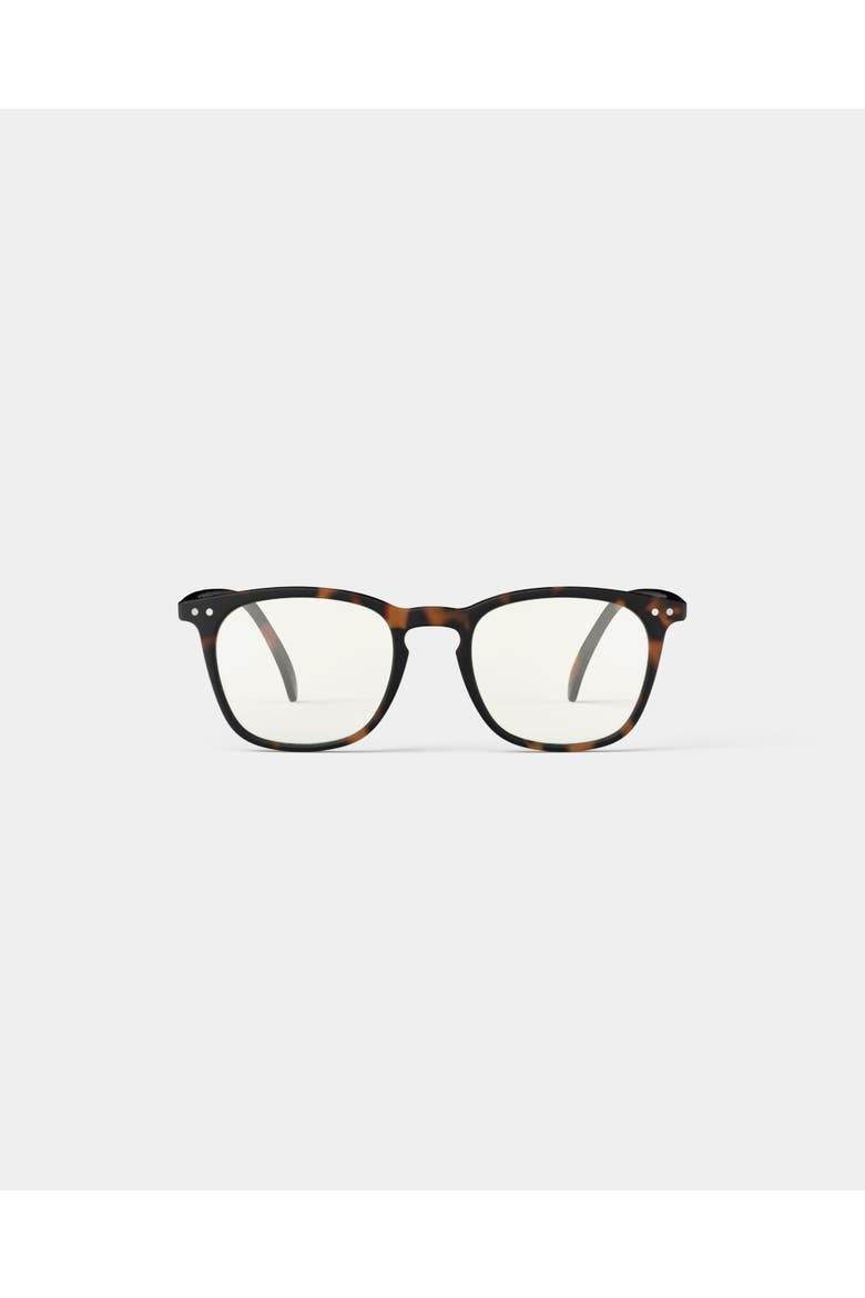 #E 49mm Trapeze Screen Glasses, Main, color, Tortoise