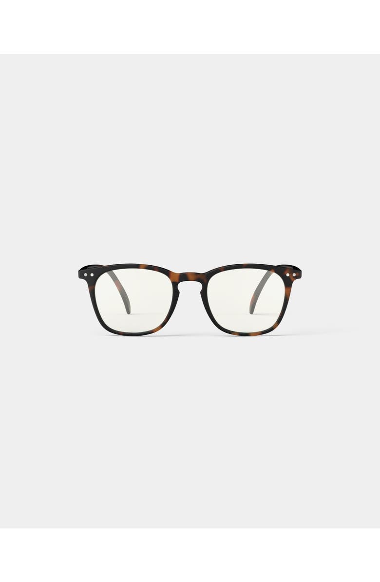 IZIPIZI #E 49mm Trapeze Screen Glasses, Main, color, Tortoise