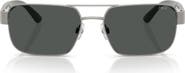 Polo Ralph Lauren 58mm Rectangle Sunglasses