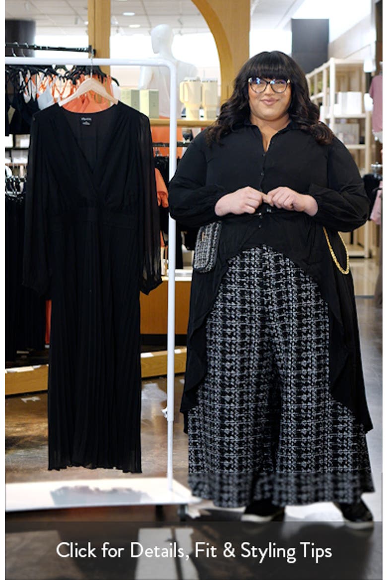 Sheer Finley Long Sleeve Chiffon Dress video