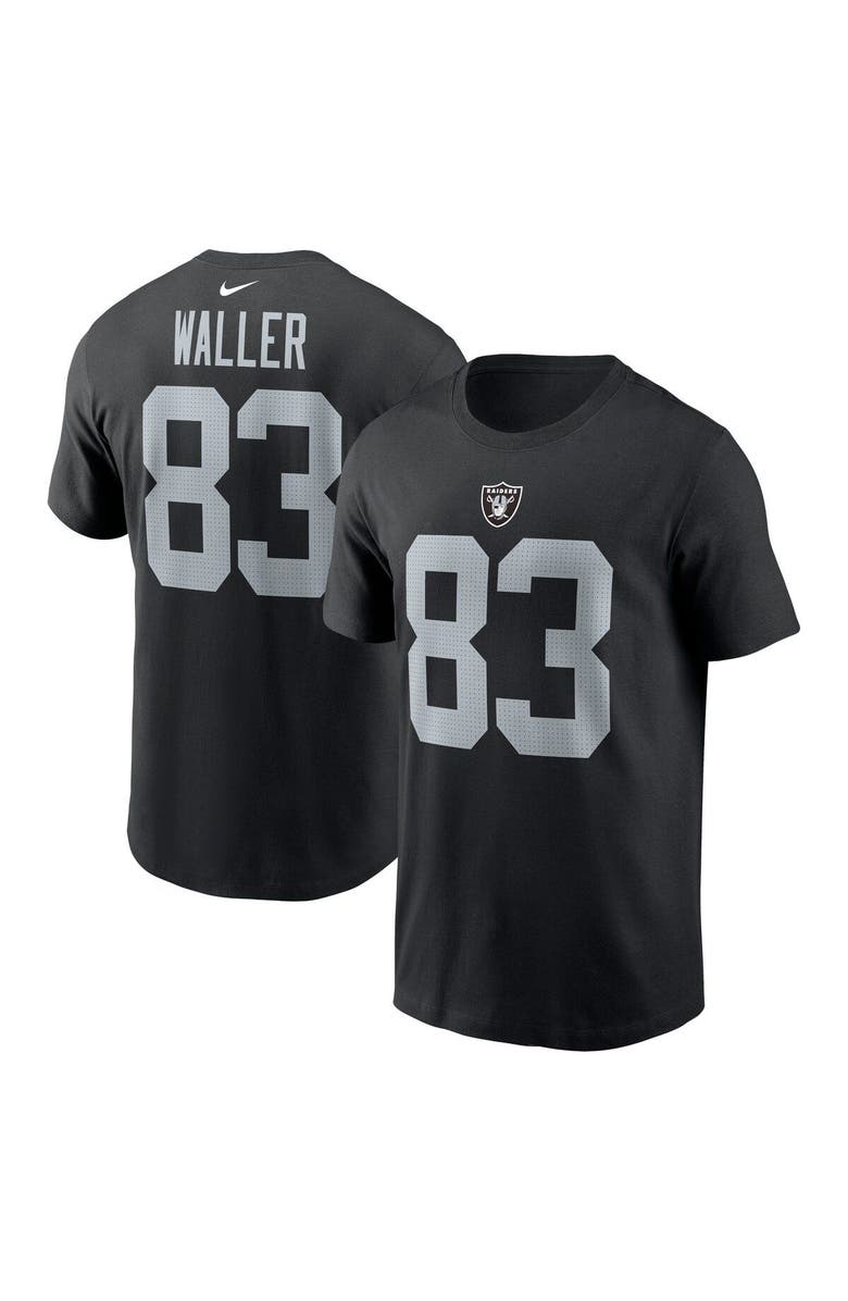 Nike Men's Nike Darren Waller Black Las Vegas Raiders Player Name & Number T-Shirt, Main, color, Black