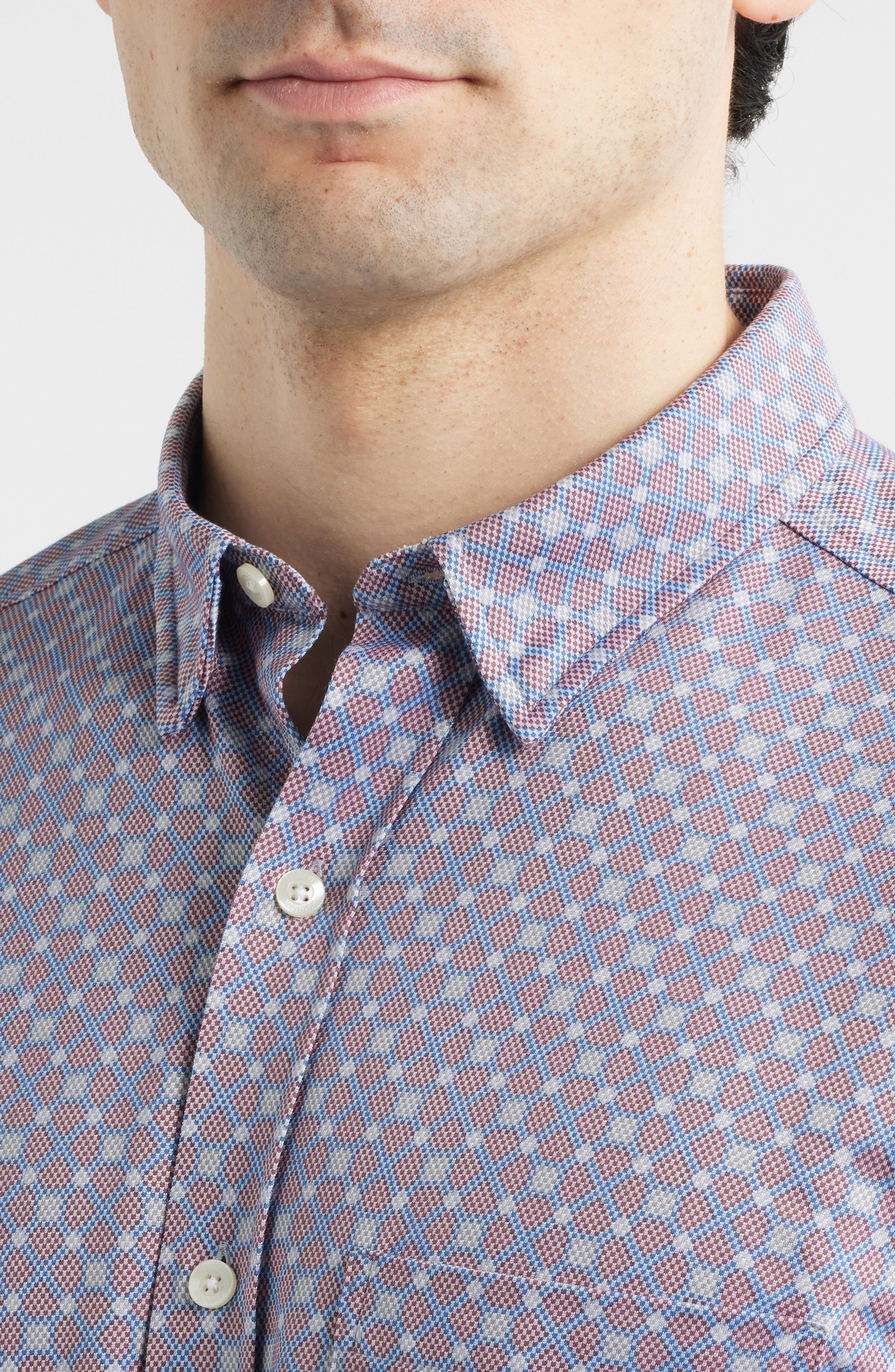 XC Flex Ascend Short Sleeve Button-Up Shirt - image 2