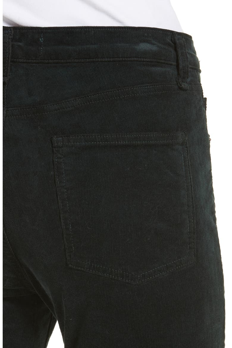Kate Corduroy Skinny Jeans, Alternate, color, FOREST GREEN