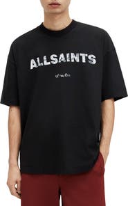 AllSaints Flocker Oversize Graphic T-Shirt