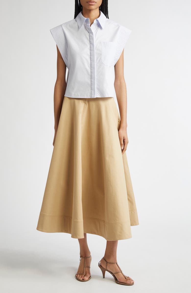 A.L.C. Monte Boxy Shirt, Alternate, color, Aqua