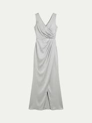 Coast Ruched Satin Bridesmaid Dress