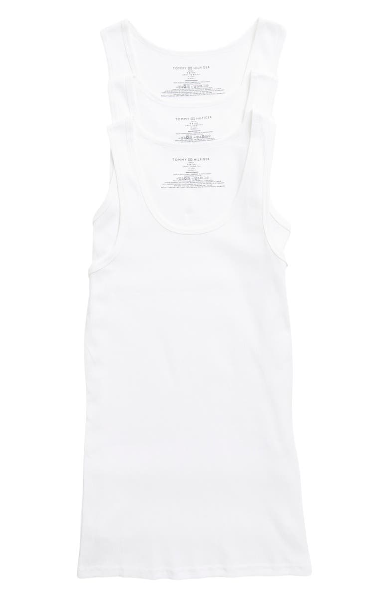 Tommy Hilfiger Tank Top - Pack of 3, Main, color, 