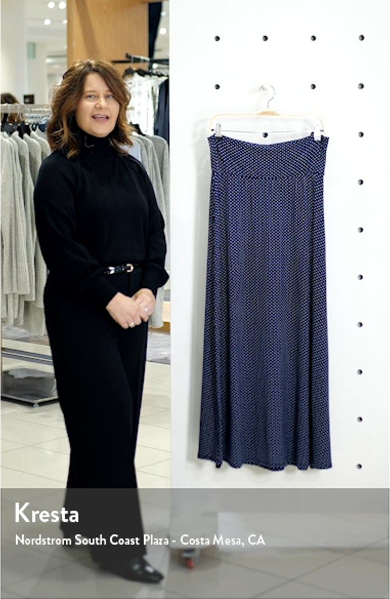 Roll Top Maxi Skirt, sales video thumbnail