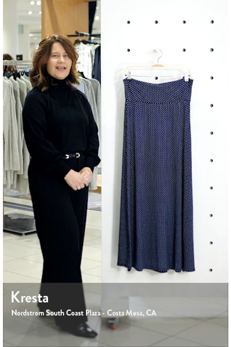 Roll Top Maxi Skirt video