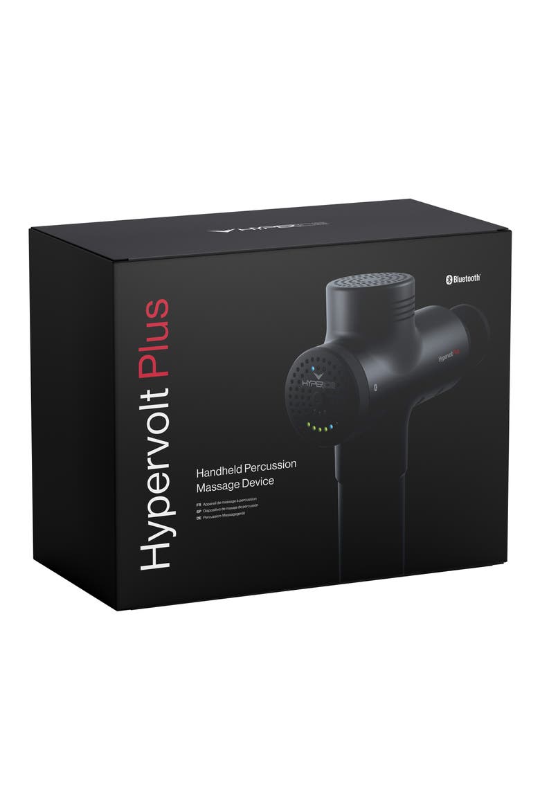 Hypervolt Plus Bluetooth® Percussion Massage Device, Alternate, color, BLACK