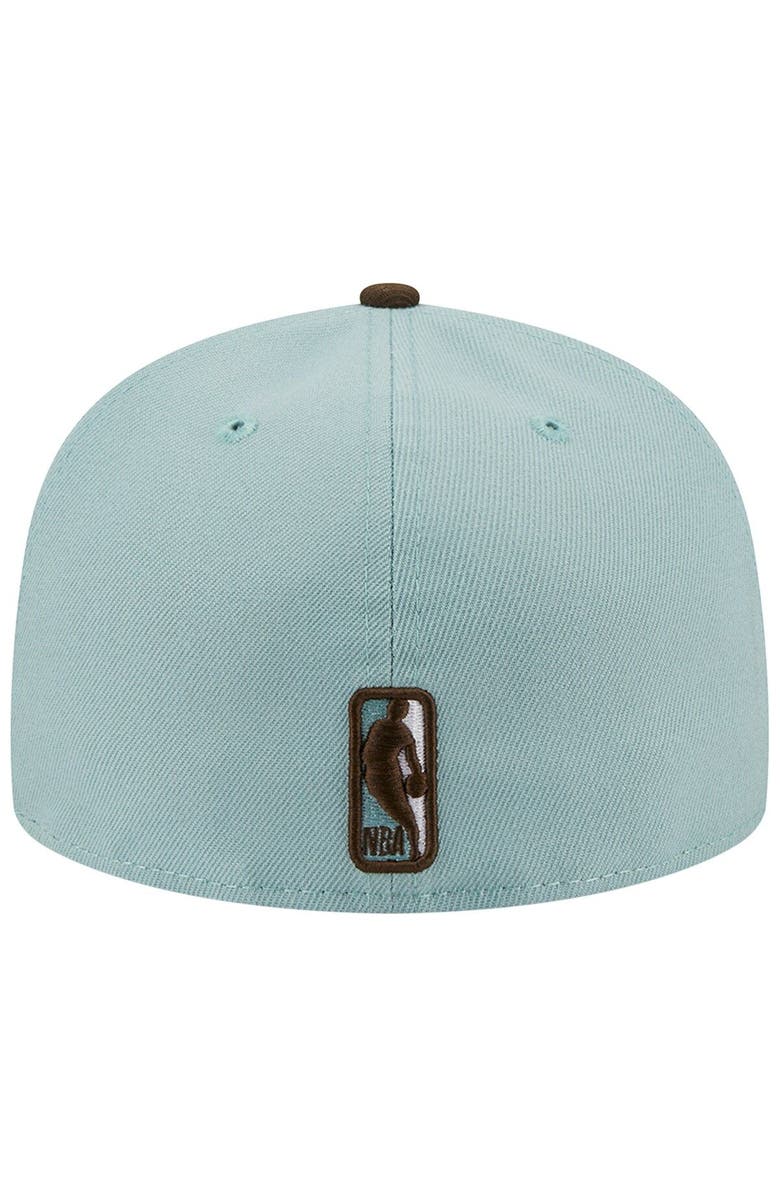 New Era Men's New Era Light Blue/Brown New York Knicks Two-Tone 59FIFTY Fitted Hat, Alternate, color, 