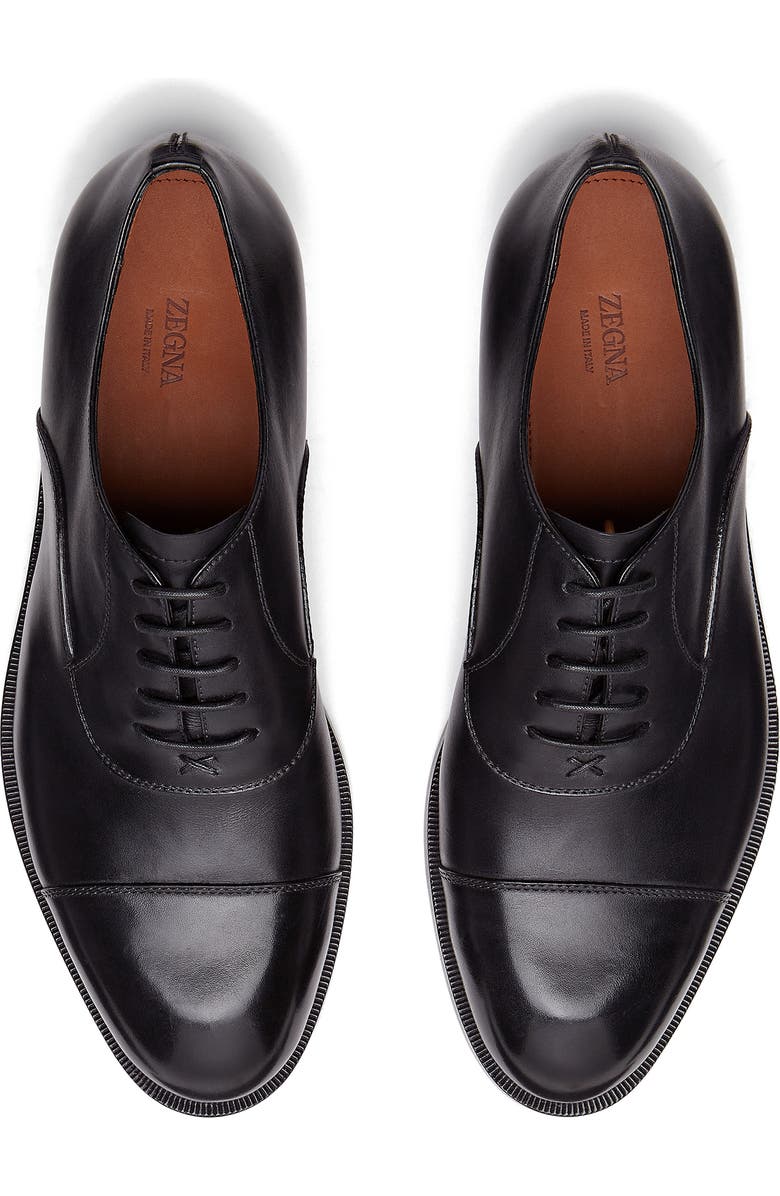 ZEGNA Torino Cap Toe Oxford, Alternate, color, Black